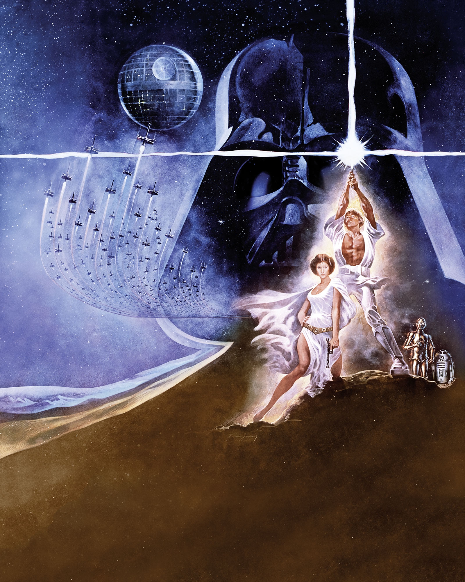 Non-woven photomural Star Wars Poster Classic 2 from Komar