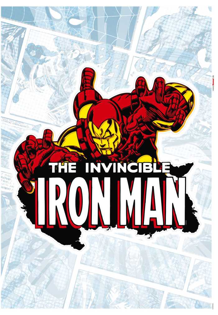 Wall tattoo Iron Man Comic Classic