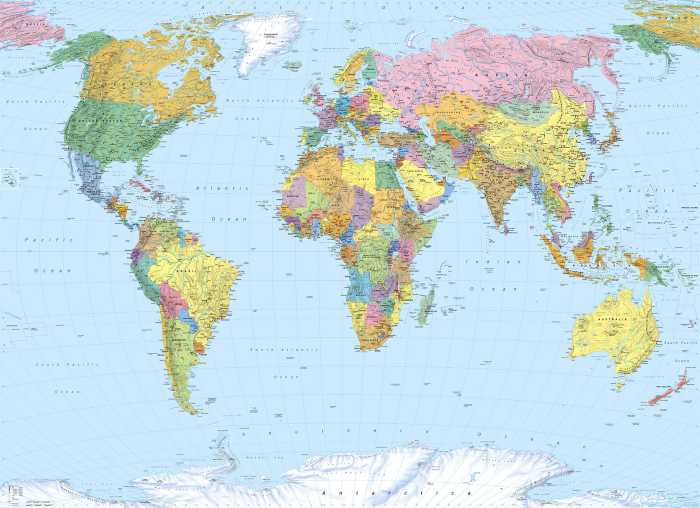 Photomural World Map