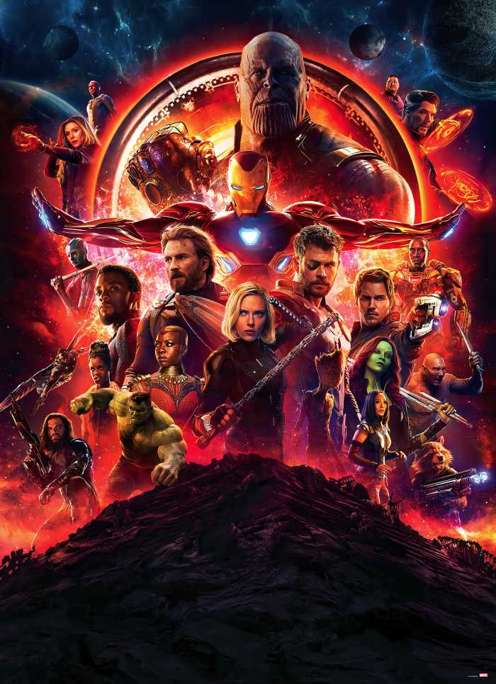 Photomural Avengers Infinity War Movie Poster