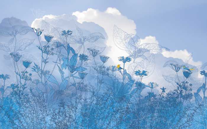 Digital wallpaper Blue Sky II