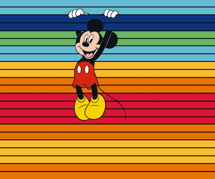 Digital wallpaper Mickey Magic Rainbow