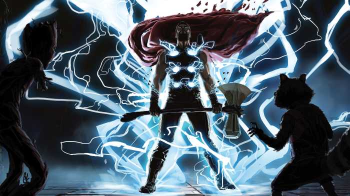 Digital wallpaper Thor God of Thunder