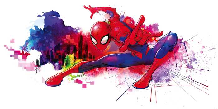 Digital wallpaper Spider-Man Graffiti Art