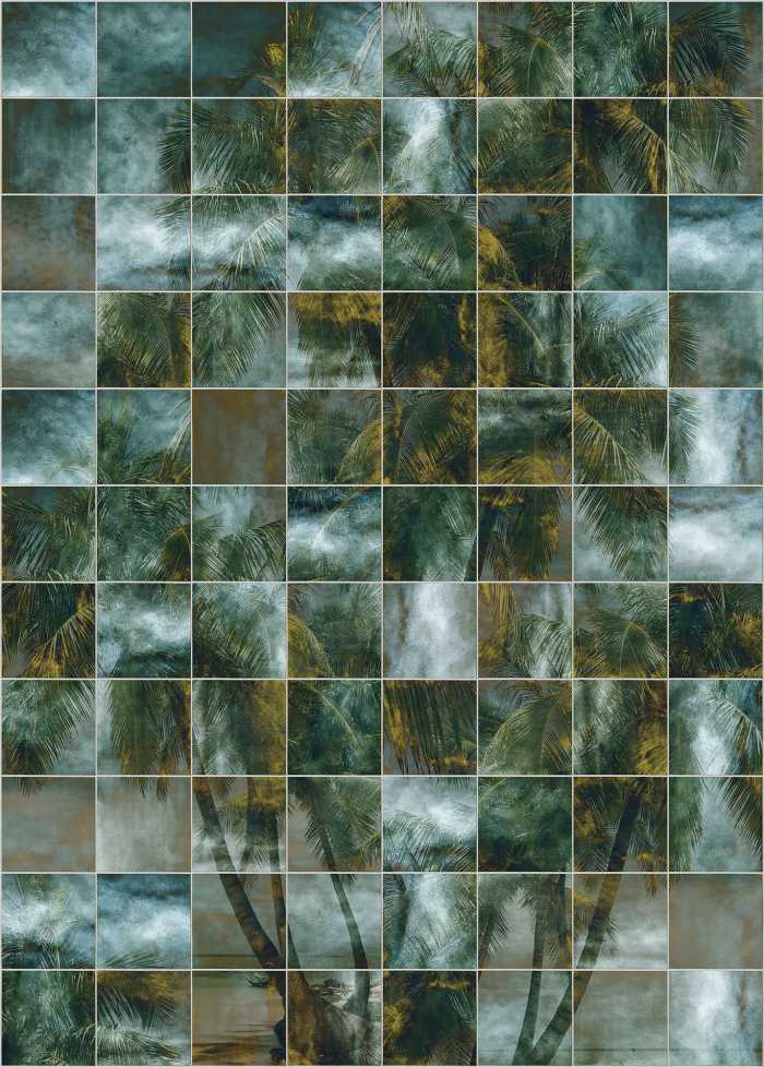 Digital wallpaper Palm Puzzle