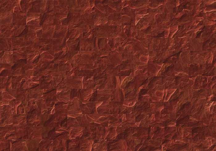 Digital wallpaper Red Slate Tiles