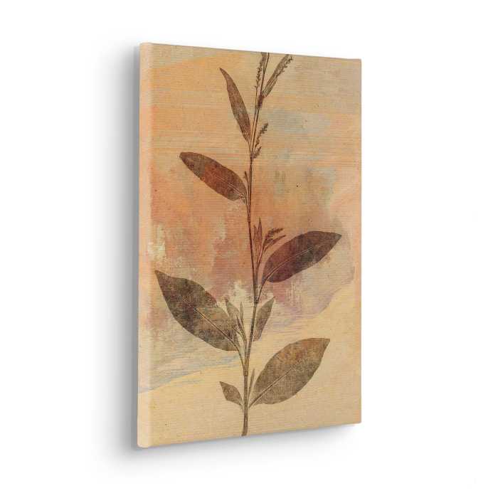 Non-woven canvas Pressed Leaves