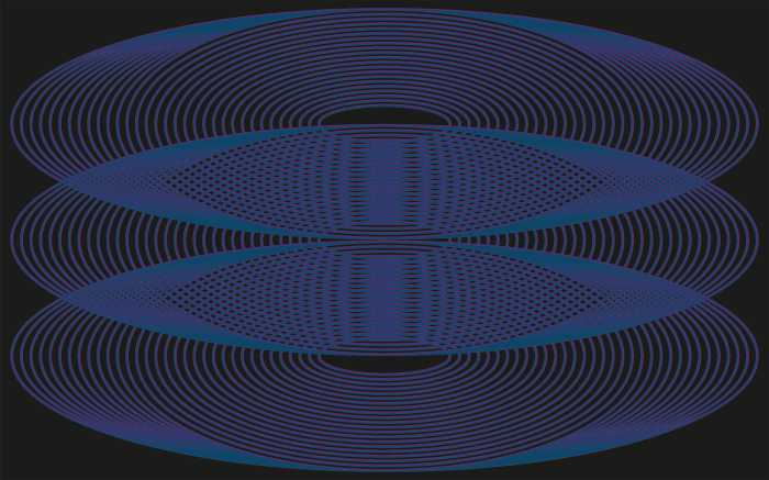 Digital wallpaper Eyes Wide Open Trio violett-bleu-black