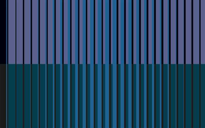 Digital wallpaper Lamello Mezzo blue-petrolblue