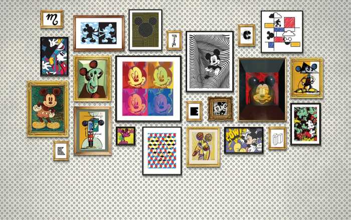 Premium Non-Woven Mickey Art Collection