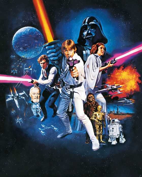 Premium Non-Woven Star Wars Poster Classic 1