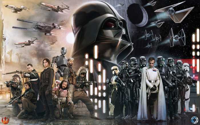 Premium Non-Woven Star Wars Collage