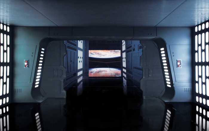 Premium Non-Woven Star Wars Death Star Floor