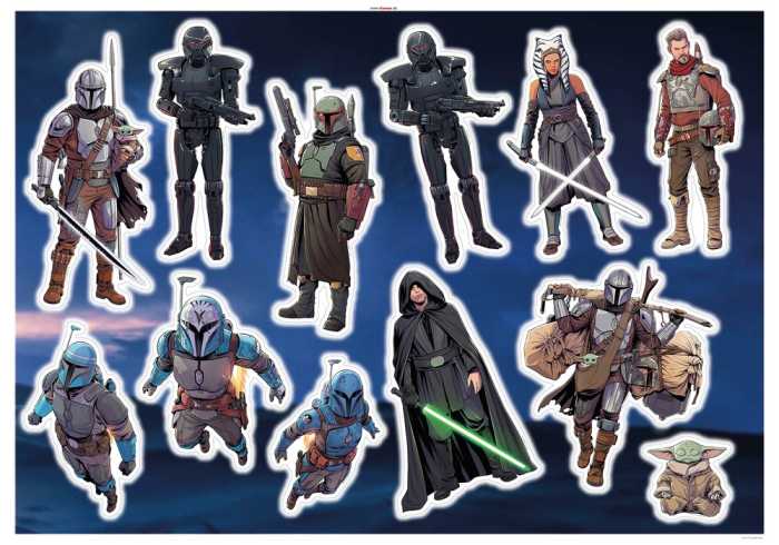  Mandalorian Iconic Figures