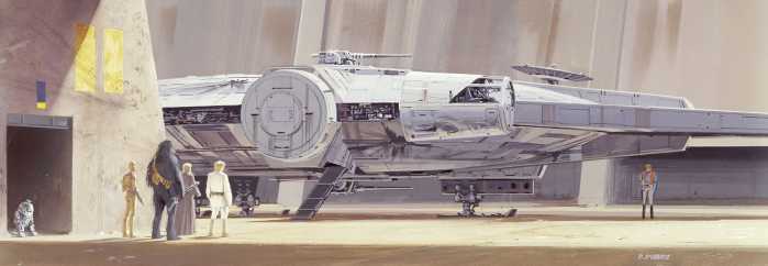 Paper Star Wars Classic RMQ Millenium Falcon