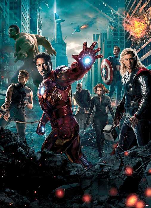 Paper Avengers Movie Poster