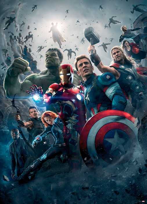 Paper Avengers Age of Ultron Movie Poster