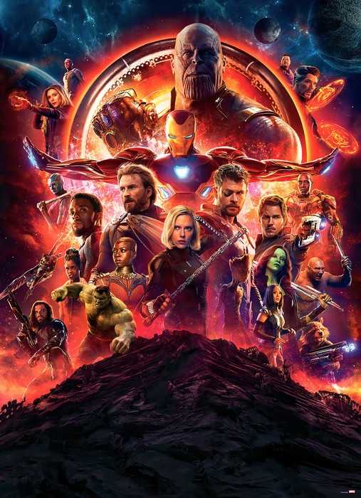 Paper Avengers Infinity War Movie Poster