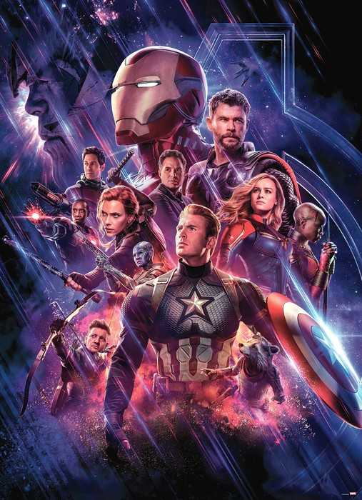 Paper Avengers Endgame Movie Poster