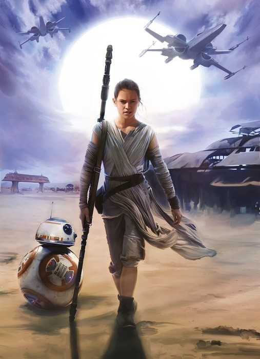 Paper Star Wars Rey