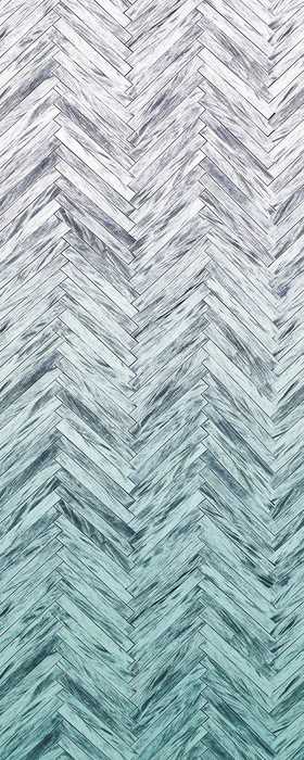 Premium Non-Woven Herringbone Mint Panel