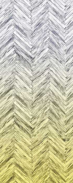 Premium Non-Woven Herringbone Yellow Panel