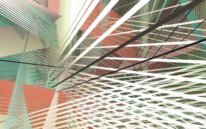 Premium Non-Woven Space Grid Autumn