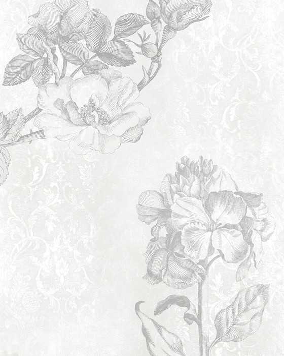 Premium Non-Woven Baroque Grey