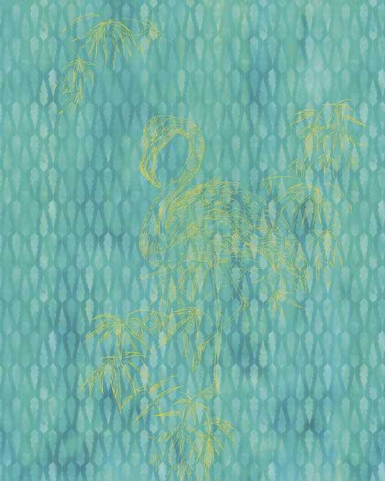 Premium Non-Woven Wild Flamingo I