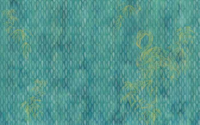 Premium Non-Woven Wild Flamingo III