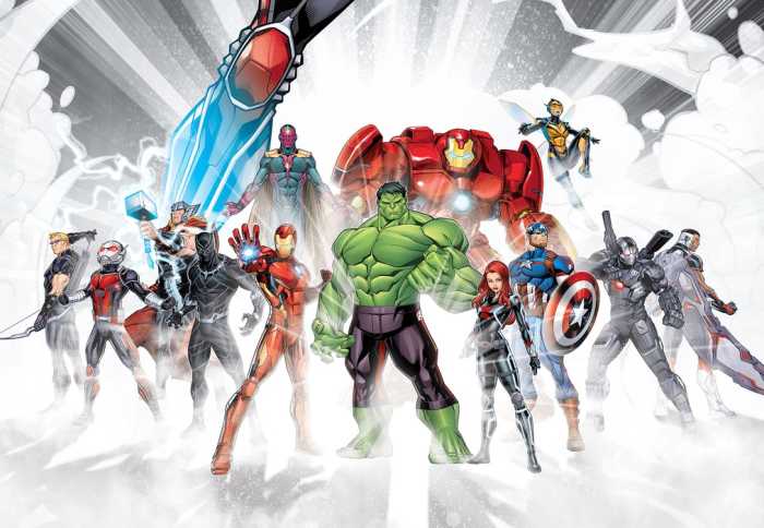 Paper Marvel Avengers Unite