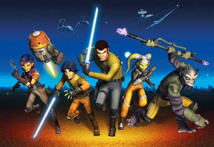 Paper Star Wars Rebels Run