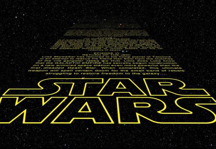 Paper Star Wars Intro