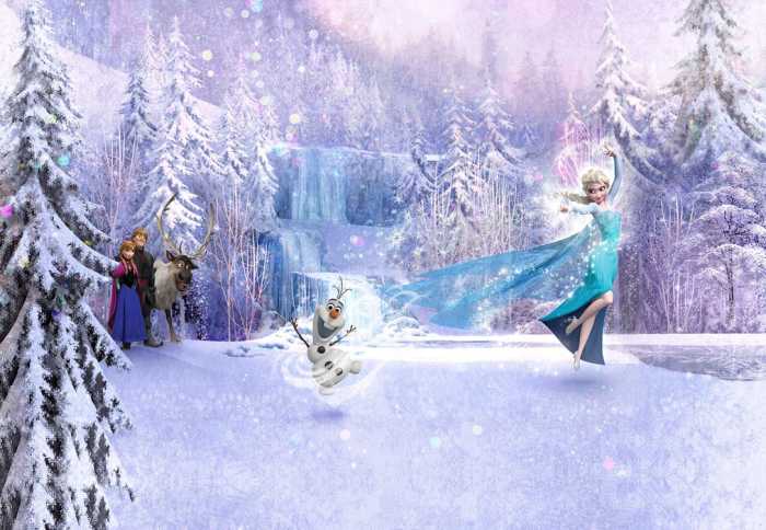Paper Frozen Forest