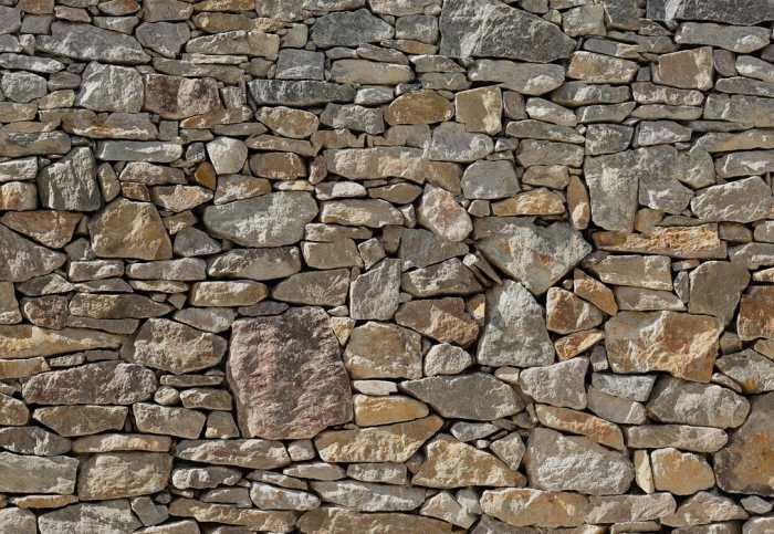 Paper Stone Wall