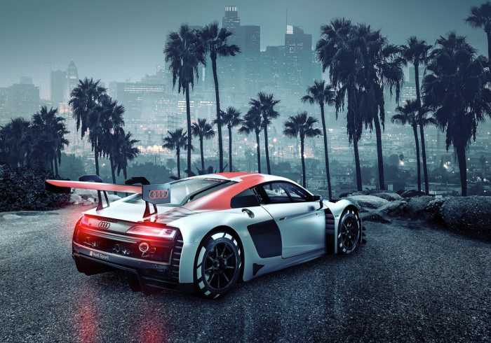 Paper Audi R8 L.A.