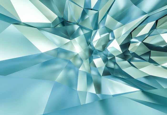 Paper 3D Crystal Cave