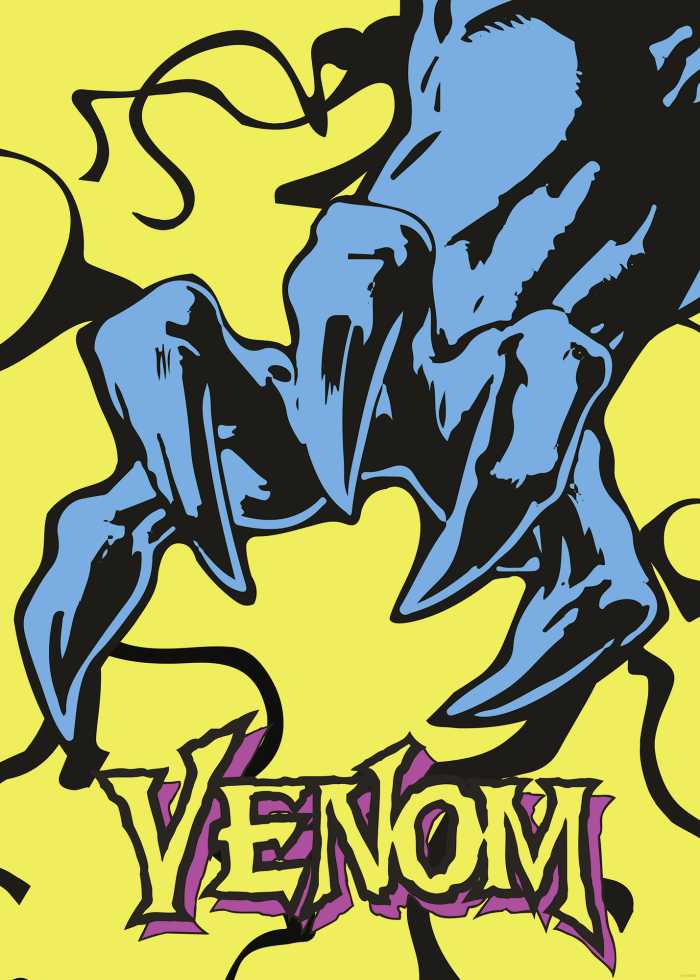 Poster Marvel Venom Colourful Claw
