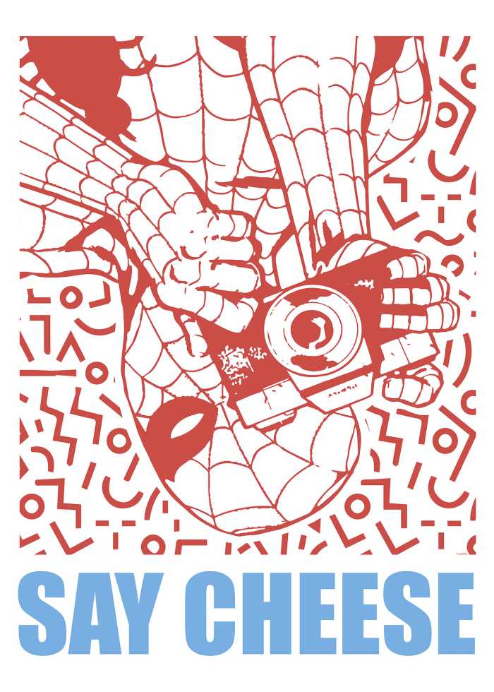 Poster Marvel Spider-Man Say Cheese Red