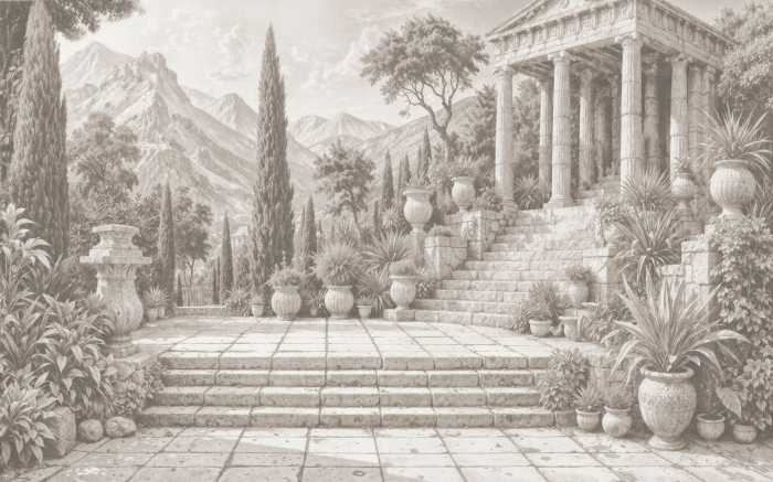 Standard Non-woven Trompe l'oeil