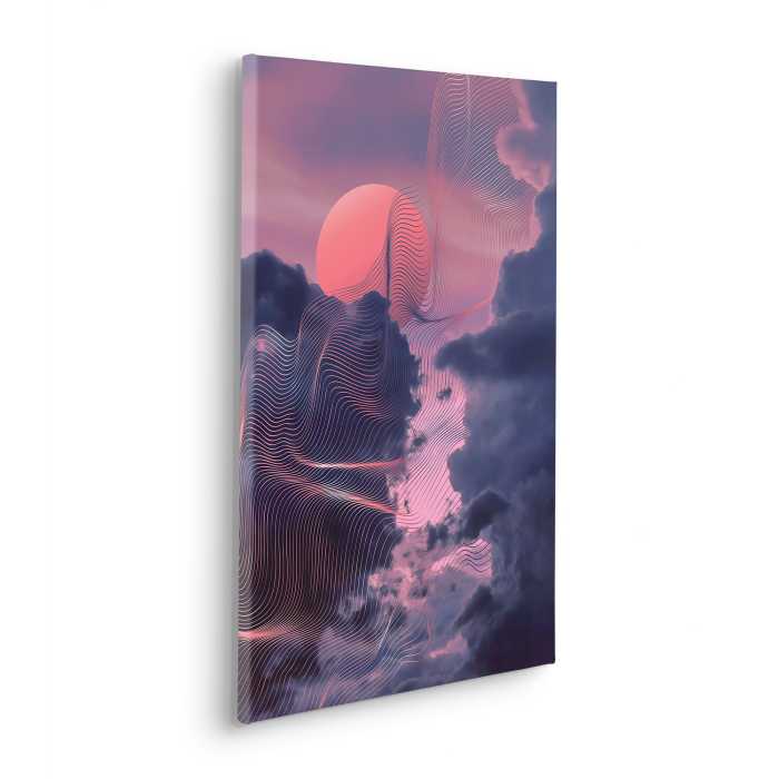 Vlies Bild auf Keilrahmen/ Echtholzrahmen Morning Vibes