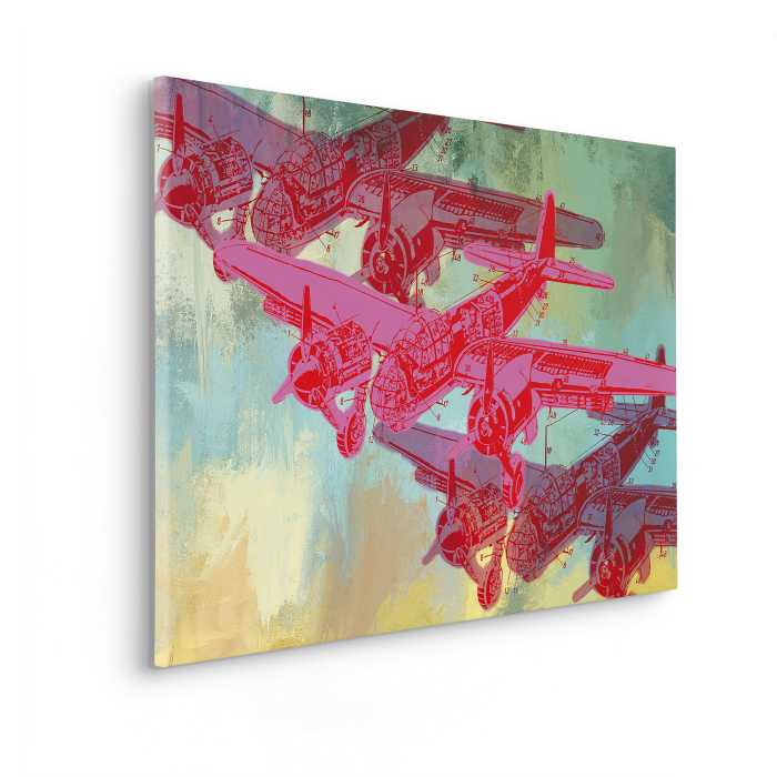 Vlies Bild auf Keilrahmen/ Echtholzrahmen Save Lives