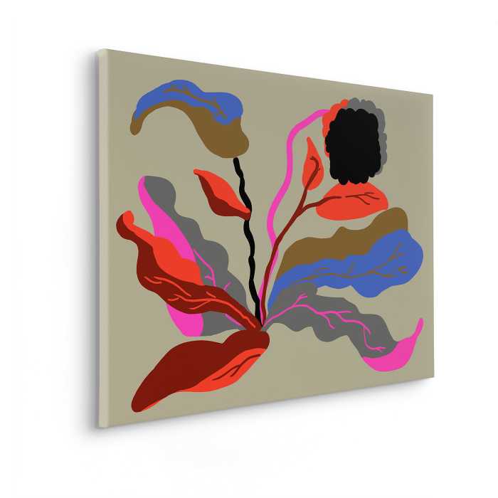 Vlies Bild auf Keilrahmen/ Echtholzrahmen Flirt