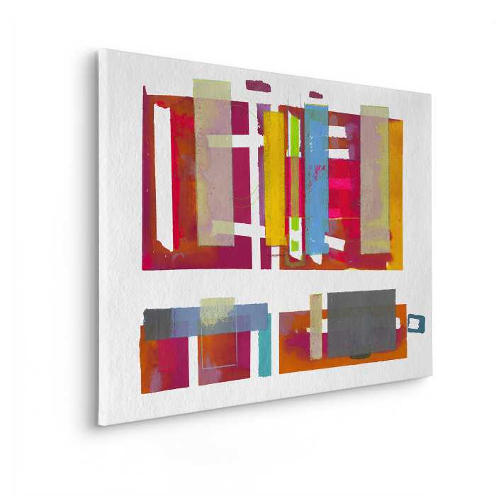 Vlies Bild auf Keilrahmen/ Echtholzrahmen Clarity