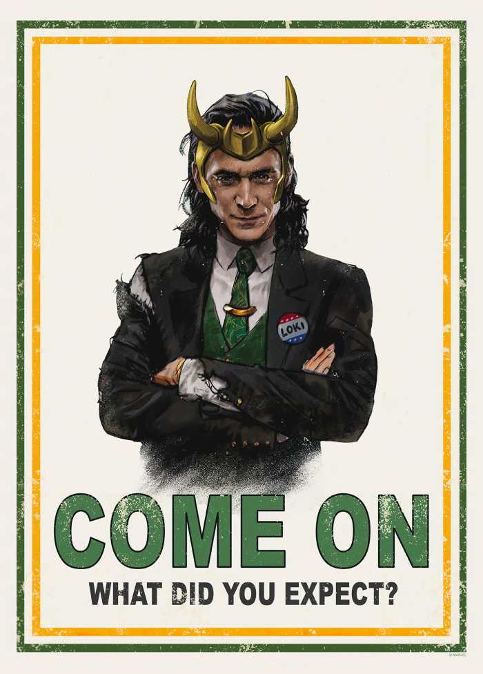 Poster Loki for President