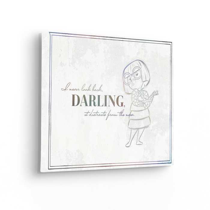 Vlies Bild auf Keilrahmen/ Echtholzrahmen Edna - Here and now