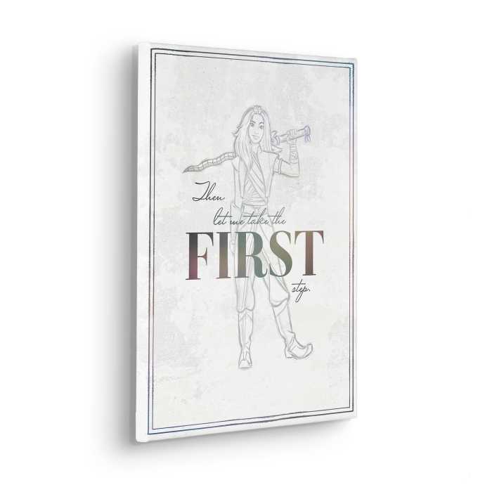 Vlies Bild auf Keilrahmen/ Echtholzrahmen Raya - First One