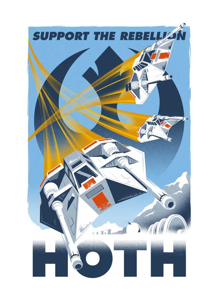 Poster Star Wars - Hoth Temporary Headquarter