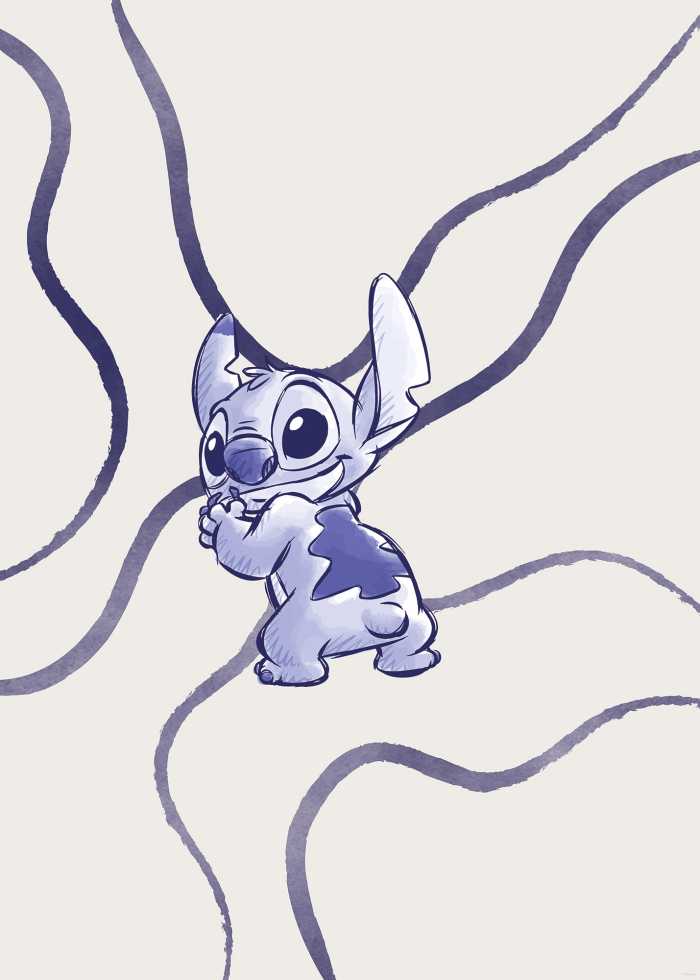 Poster Disney Lilo and Stitch Brave and Wild