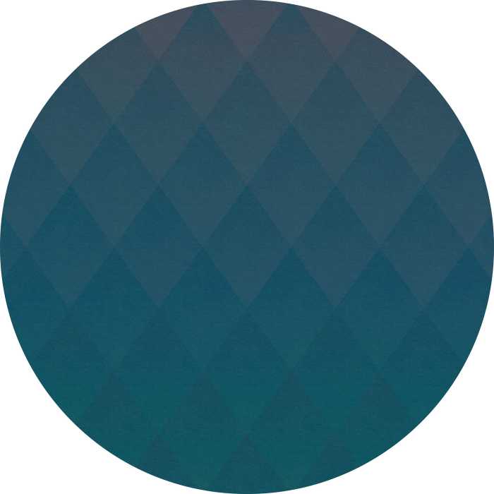 Non-woven adhesive round mural Lucy with Diamonds